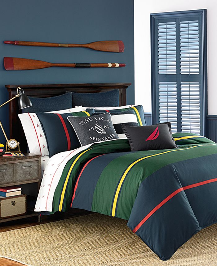 Nautica Heritage Classic 3Pc. Stripe King Comforter Set Macy's