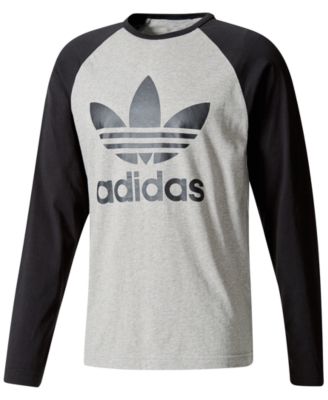 Adidas Men's Trefoil Long-Sleeve T-Shirt - T-Shirts - Men - Macy's