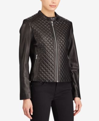 Lauren Ralph Lauren - Quilted Leather Jacket
