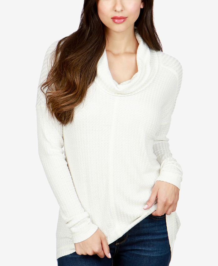 Lucky Brand Cowl-Neck Thermal Top - Macy's