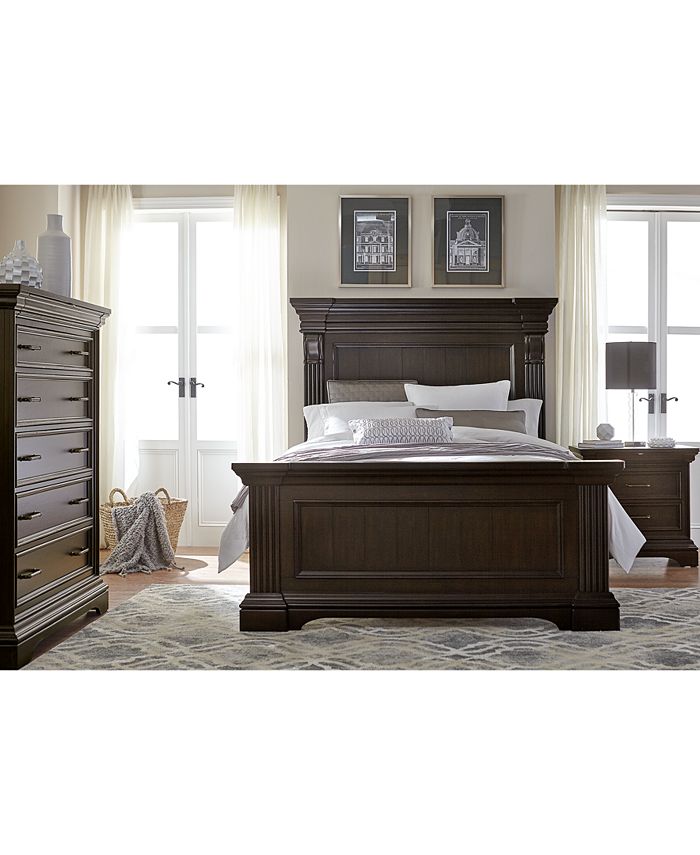 Furniture Closeout! Carlisle King Panel Bed Macy's