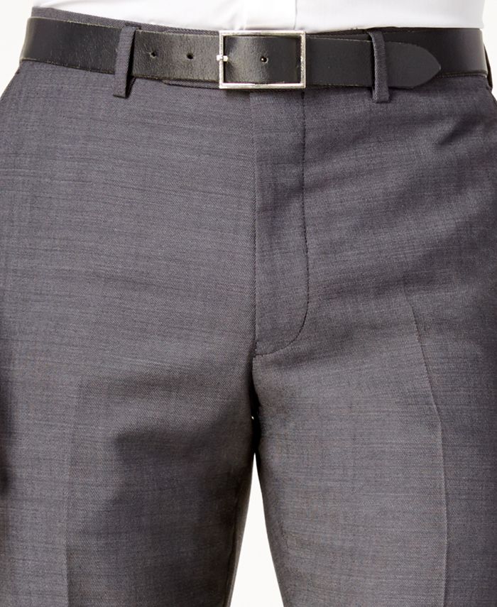 Vince Camuto Men's Slim-Fit Charcoal Gray Suit & Reviews - Suits ...