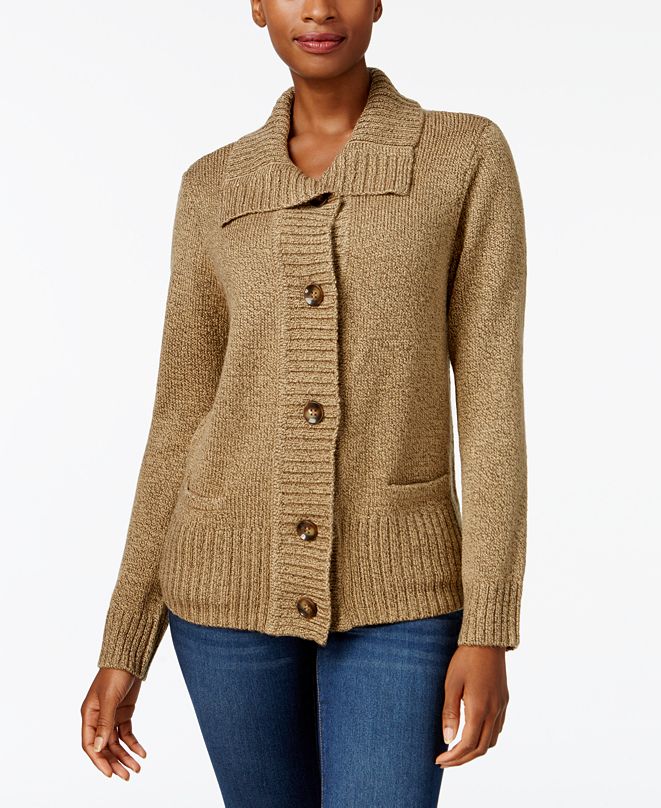 Karen Scott ButtonFront Cardigan, Created for Macy's & Reviews