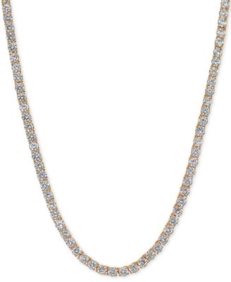 Giani Bernini - Cubic Zirconia Link Collar Necklace in Sterling Silver