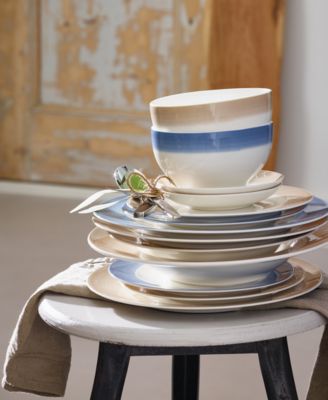 Villeroy & Boch Colourful Life Schale Winter Sky – 24 Cm, Premium Porzellan, Weiß/blau, Mikrowellen- & Spülmaschinengeeignet