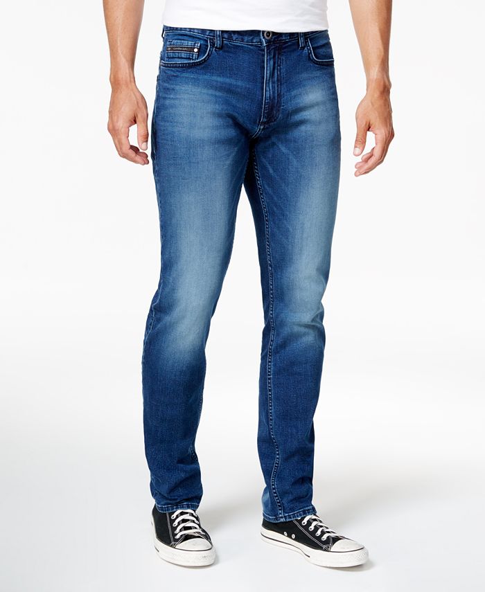 Calvin Klein Jeans Men's Slim-Fit Stretch Jeans & Reviews - Jeans - Men ...