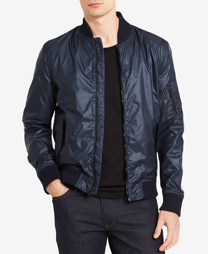 Calvin Klein Jeans Men's Bomber Jacket Reviews - Coats & Jackets Men - Macy's
