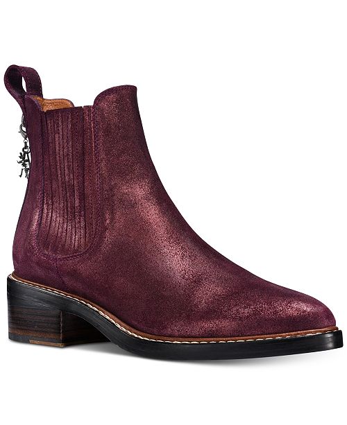 COACH Bowery Chelsea Boots & Reviews - Boots & Booties - Shoes - Macy&#39;s