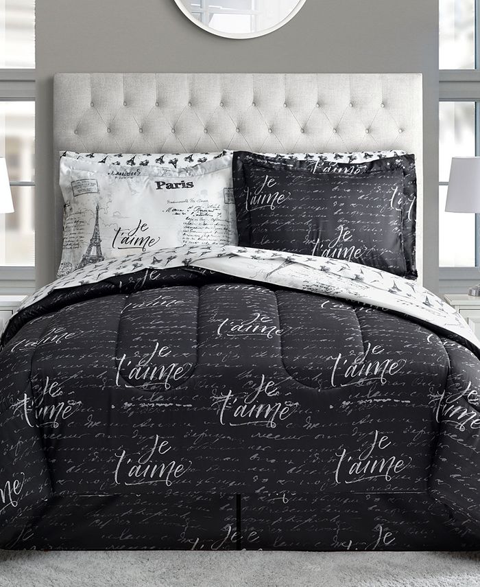 Fairfield Square Collection Paris Reversible 8Pc. Queen Bedding