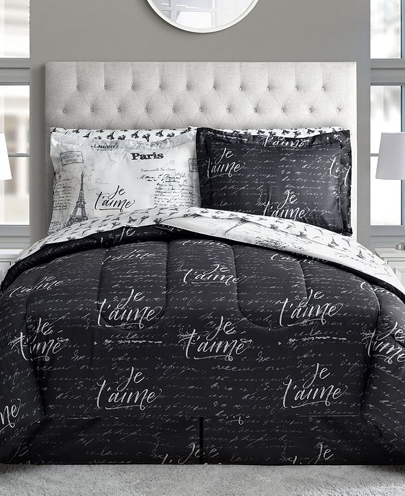 Fairfield Square Collection Paris Reversible 8Pc. Queen Bedding
