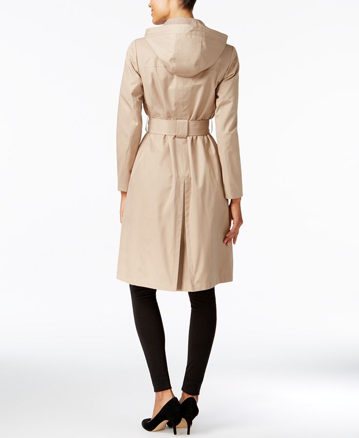 Anne Klein Belted Trench Coat - Macy's