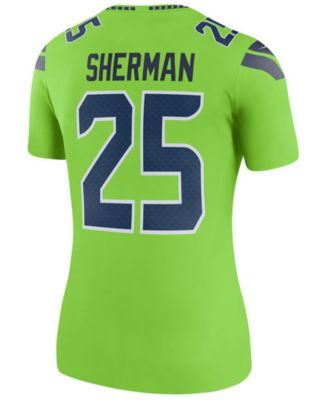 womens sherman seahawks jersey