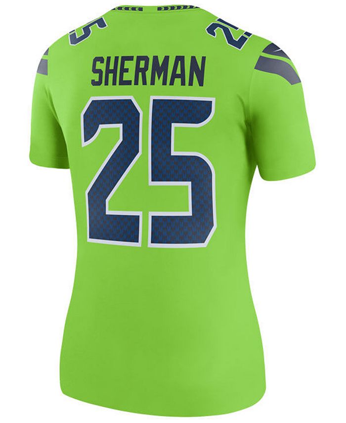 Nike Women s Richard Sherman Seattle Seahawks Color Rush Legend