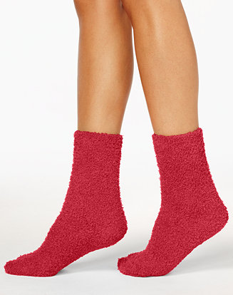 Charter Club women's Super soft Butter Socks Grey and Pink Socks BUY More & SAVE 