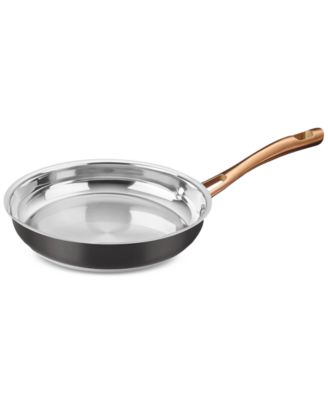 9" & 11" Onyx Black & Rose Gold Skillet Set, Exclusively at Macy’s