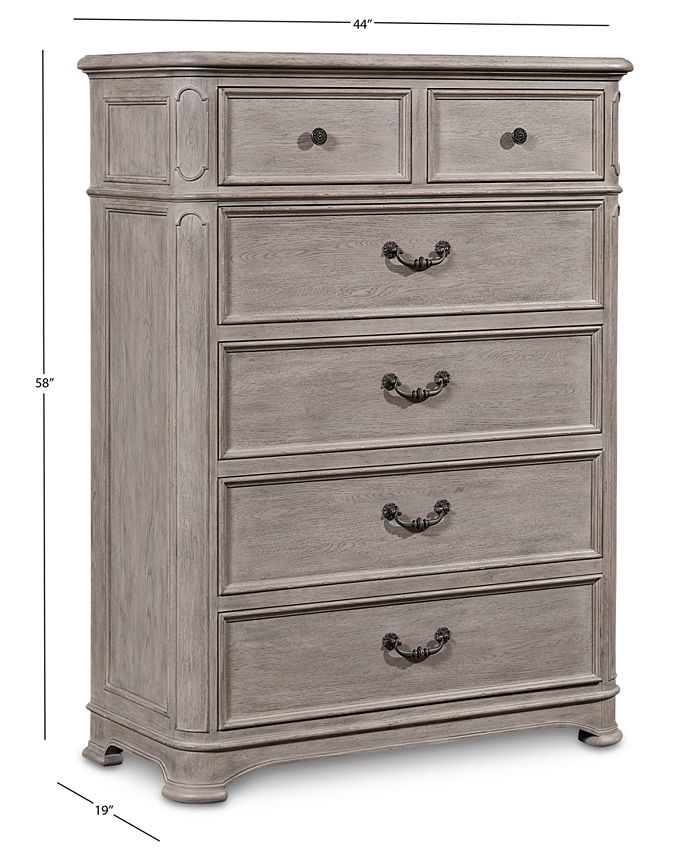 Furniture Elina Bedroom Furniture Set, 3Pc. (King Bed, Chest