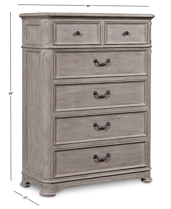 Furniture Elina Bedroom Furniture Set, 3Pc. (Queen Bed, Chest