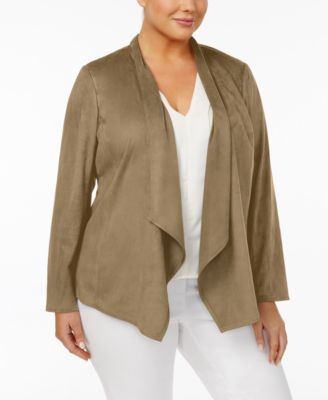 JM Collection Plus Size Open Front Jacket Created for Macy s Macy s