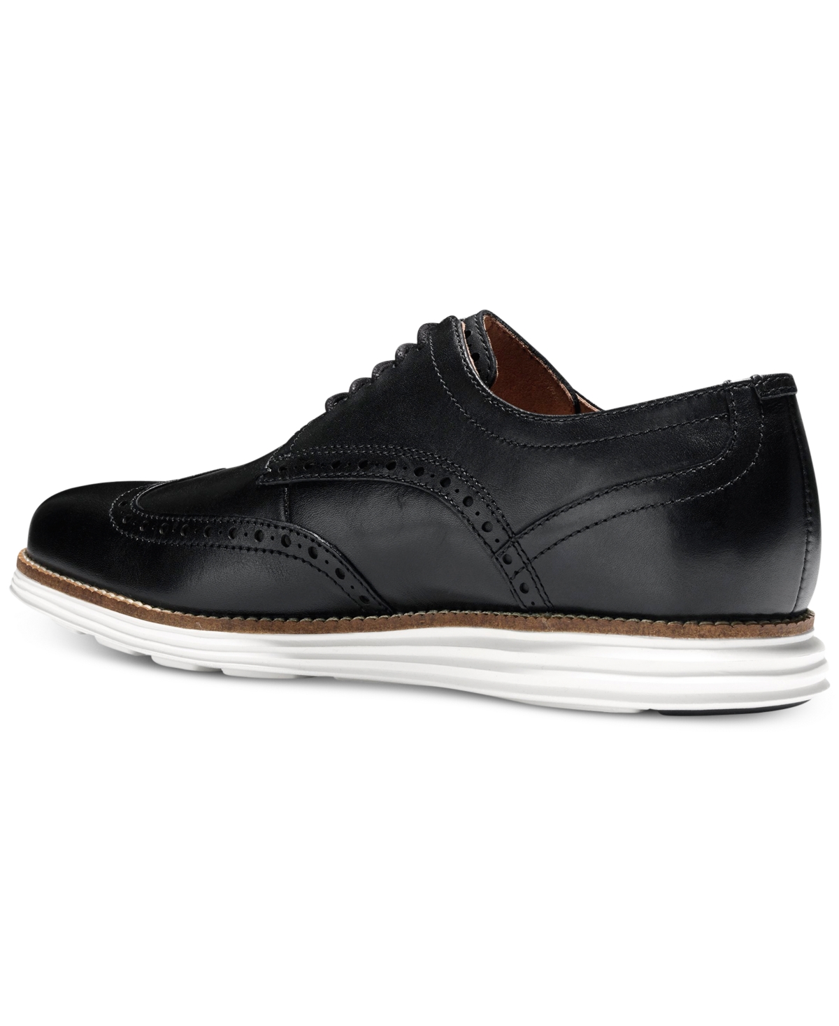 Cole Haan Men's Original Grand Leather Wingtip Oxfords In Black,white