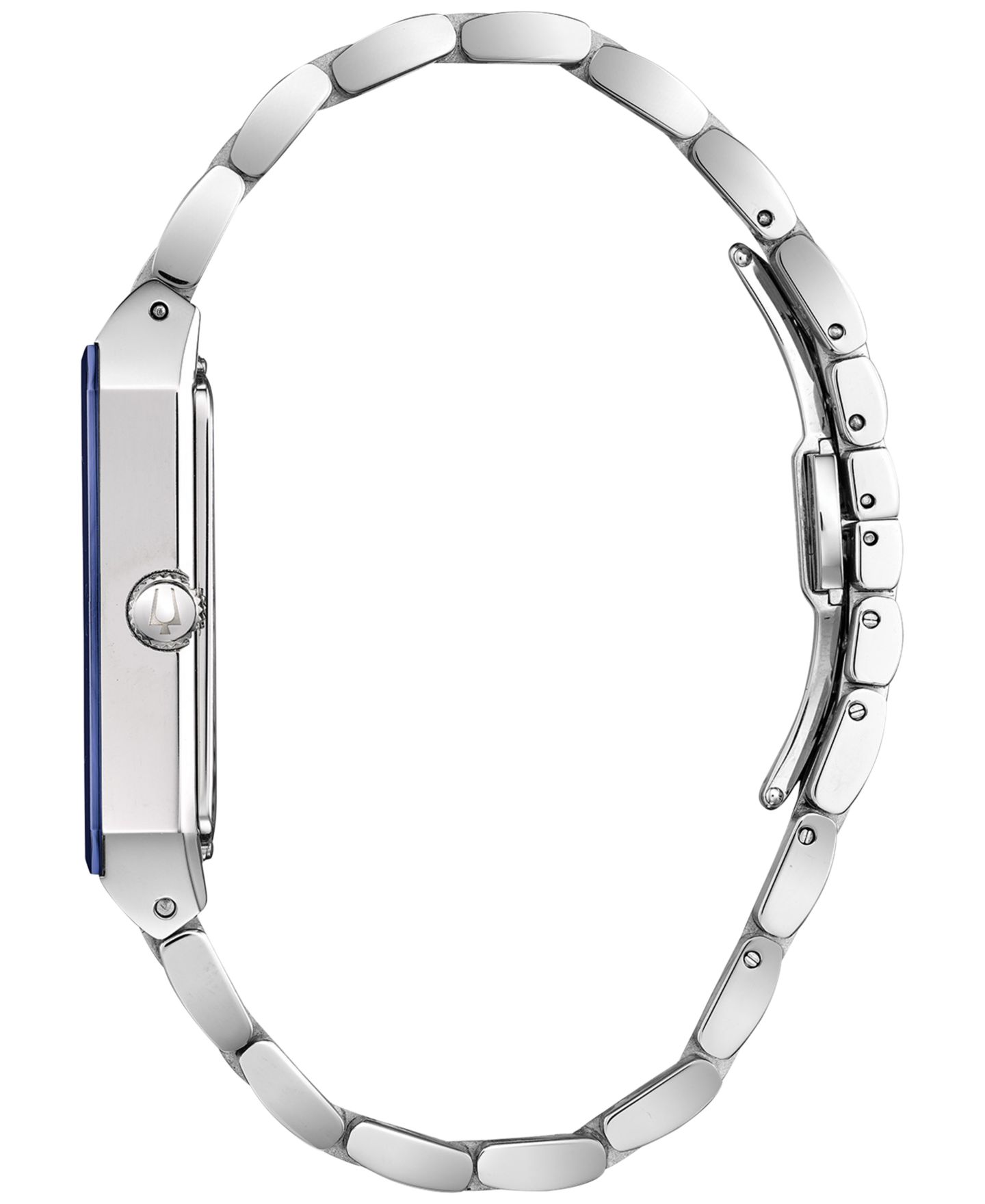 Мужские часы Bulova Futuro Diamond-Accent Stainless Steel Bracelet Watch 31x45mm — фото 2