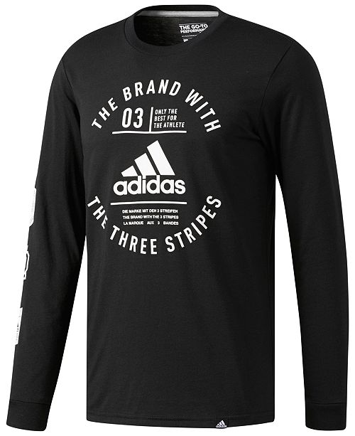 adidas Men's Graphic LongSleeve TShirt TShirts Men Macy's