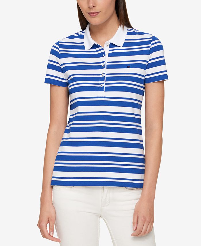 Tommy Hilfiger Striped Polo Top, Created for Macy's - Macy's