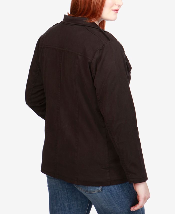 Lucky Brand Trendy Plus Size Cropped Utility Jacket Macy's