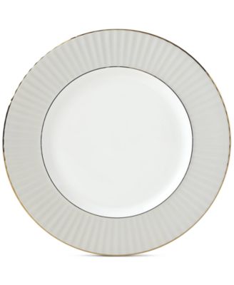 lenox pleated color gray salad plat