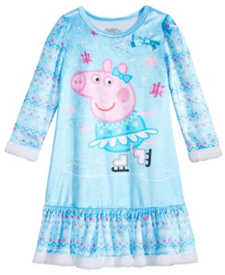 Peppa Pig Nickelodeon's® Nightgown with Faux-Fur Trim, Toddler - Main Image