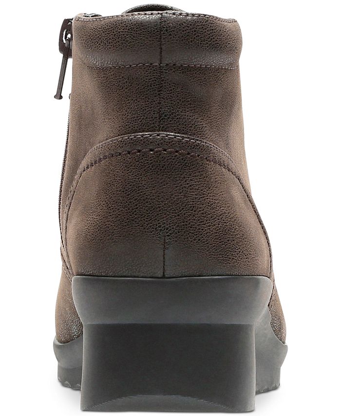 clark sharon hop wedge bootie