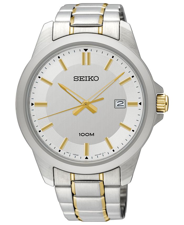 Seiko LIMITED EDITION Men's Special Value Two-Tone Stainless Steel ...