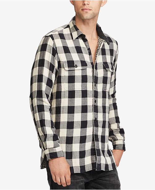 Polo Ralph Lauren Men's Iconic Flannel Shirt & Reviews - Casual Button ...