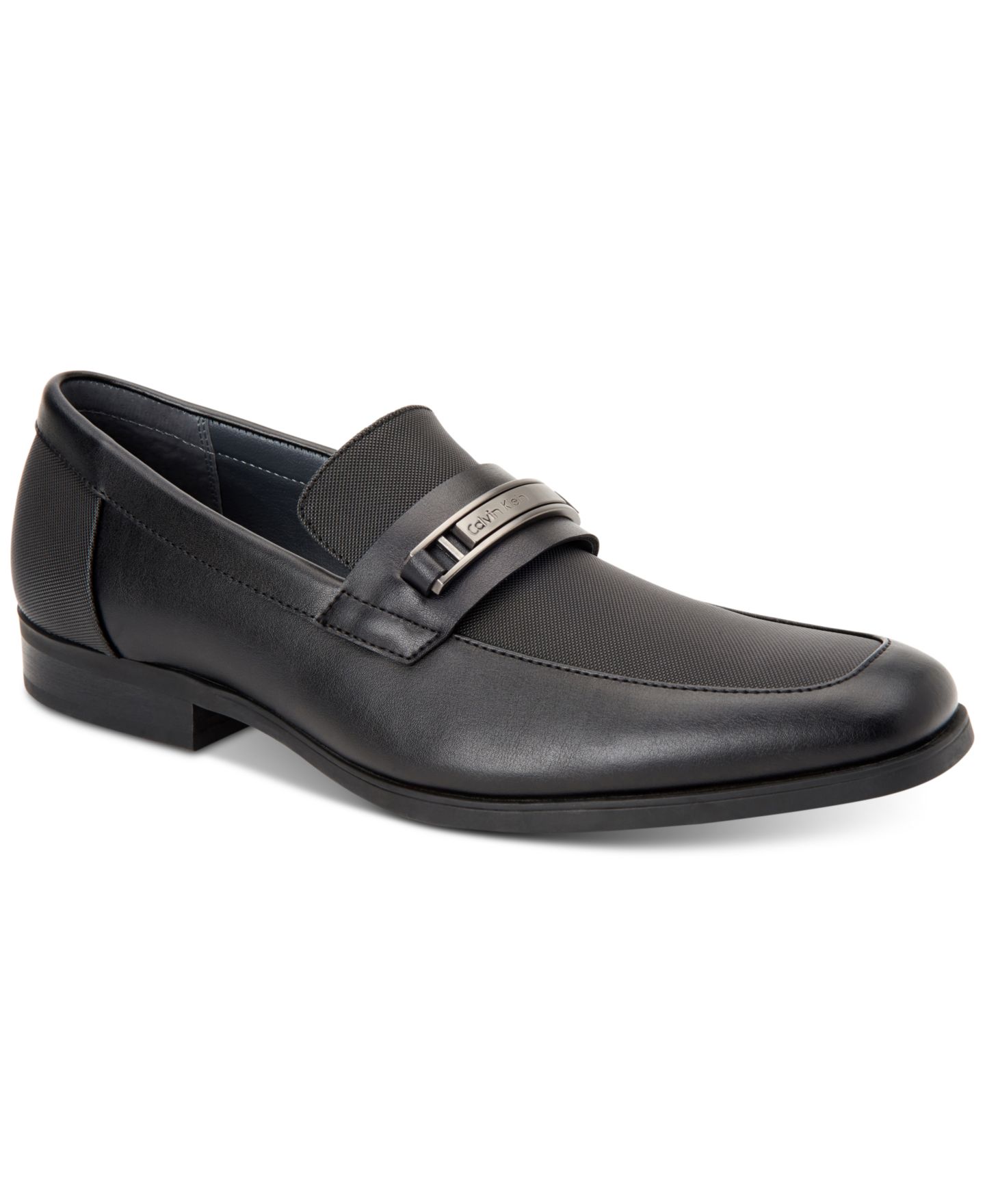 Мужские туфли Calvin Klein Jameson Slip-on Dress Shoes, цвет: Чёрный — фото 1
