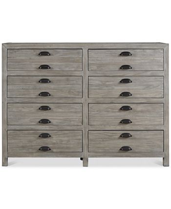 Furniture - Broadstone Storage Bedroom  Set, 3-Pc. Set (Queen Bed, Dresser & Nightstand)