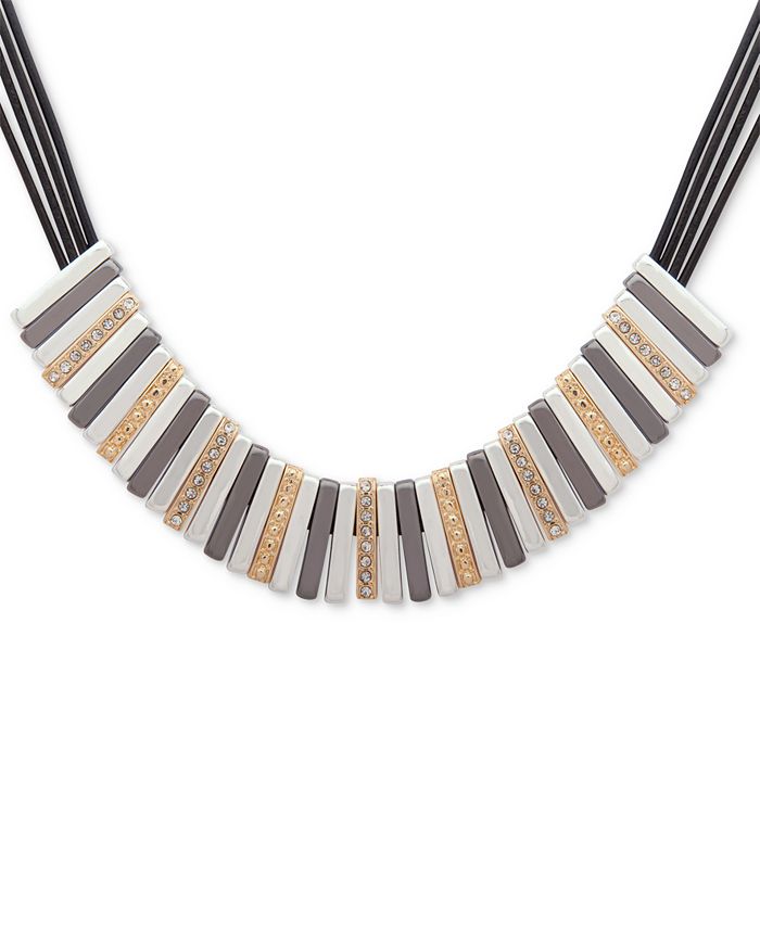 Nine west online tri tone necklace