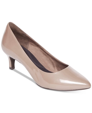 image of Rockport Women-s Total Motion Kalila Kitten-Heel Pumps Women-s Shoes