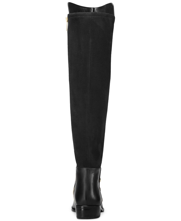 michael kors bromley leather boots