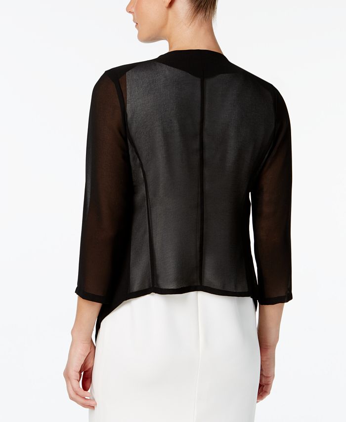 Permanent Treble Redelijk Calvin Klein Illusion-Sleeve Draped Cardigan & Reviews - Sweaters - Women -  Macy's