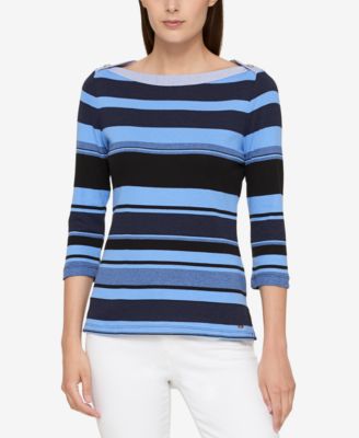 Tommy Hilfiger - Cotton Boat-Neck Top