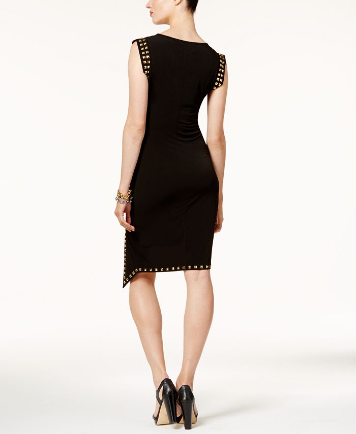 Michael Kors Petite Stud-Trim Side-Slit Dress & Reviews - Dresses ...