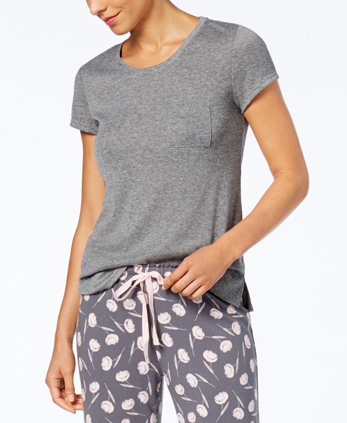 Alfani Scoop-Neck Pajama Top, Created for Macy's - Macy's
