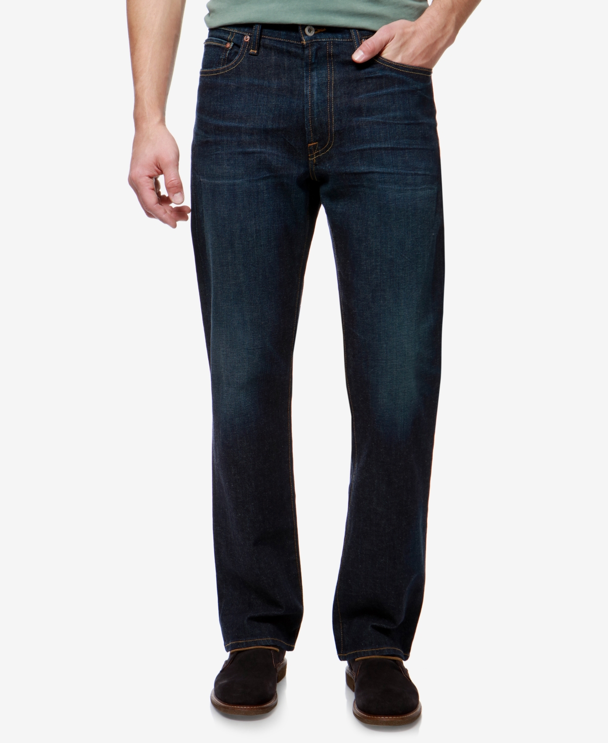 Lucky Brand Men's 181 Relaxed Straight Fit Stretch Jeans | Smart Closet