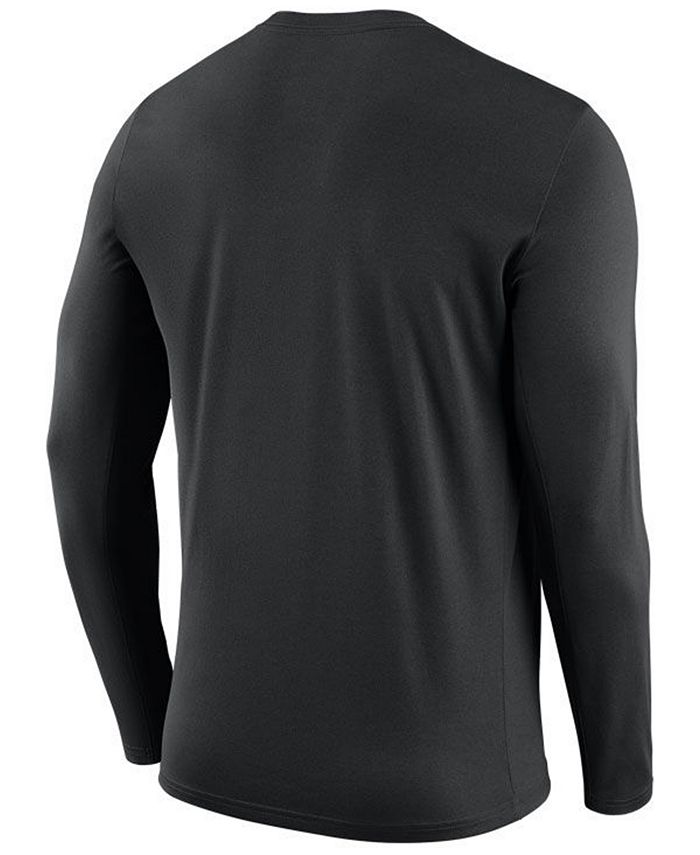 Nike Men's Ohio State Buckeyes Legend Sideline Long Sleeve T-Shirt - Macy's