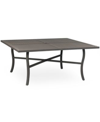 Furniture - Aluminum 64" Square Outdoor Dining Table