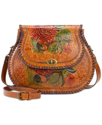 Patricia Nash Arezzo Painted Saddle Bag - Macy's