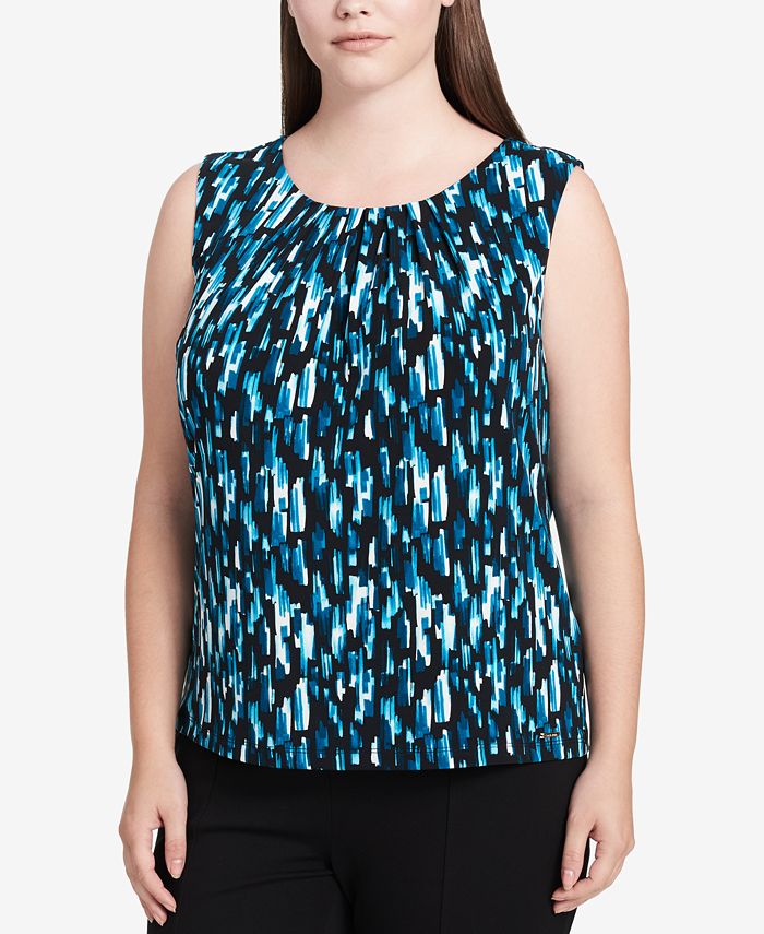 Calvin klein discount pleated shell