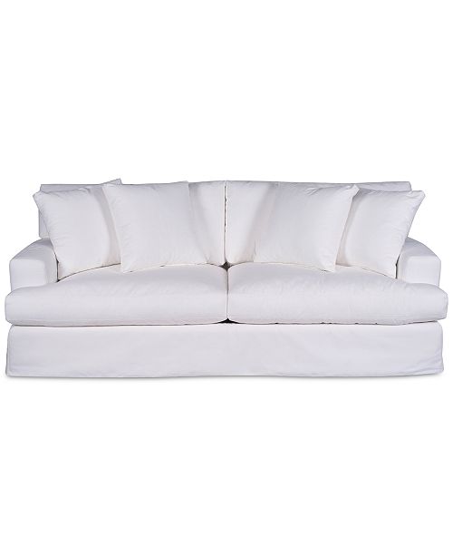 Furniture Brenalee 93 Performance Fabric Slipcover Sofa Reviews