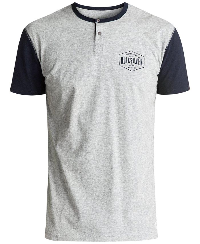 Quiksilver Men's GraphicPrint Henley TShirt Macy's