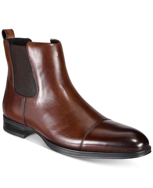 Alfani Men's Martin CapToe Chelsea Boots, Created for Macy's & Reviews All Men's Shoes Men