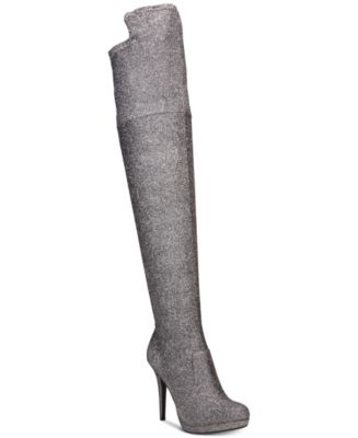 Thalia Sodi Blairre Over-The-Knee Platform Boots, Created for Macy's ...